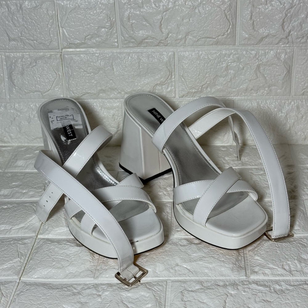 White Platform Heels